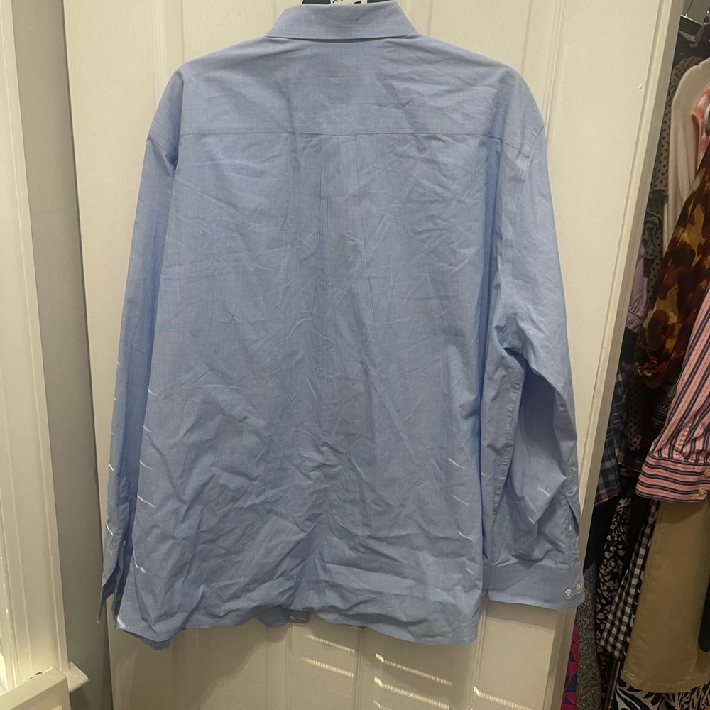 Croft & Barrow Men's Sky Blue Dress Shirt - Picture 7 of 14